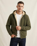 Lands Fashion - Alnal | Sherpa-Lined Zip-Up Hoodie Men