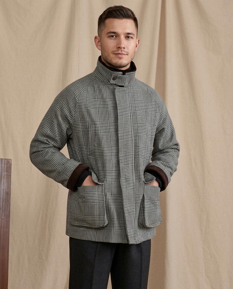Lands Fashion - Misen | Plaid Wool-Blend Jacket Men