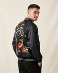 Lands Fashion - Tavel | Embroidered Satin Jacket Men