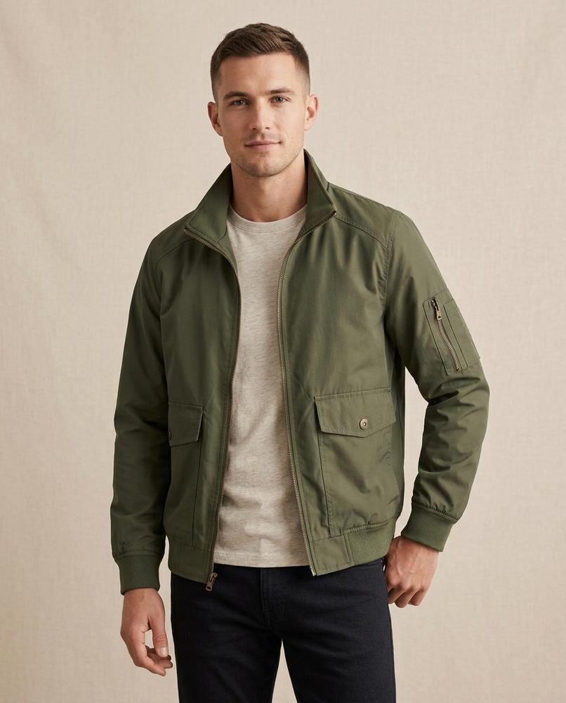 Lands Fashion - Vimir | Zippered Stand-Collar Jacket Men