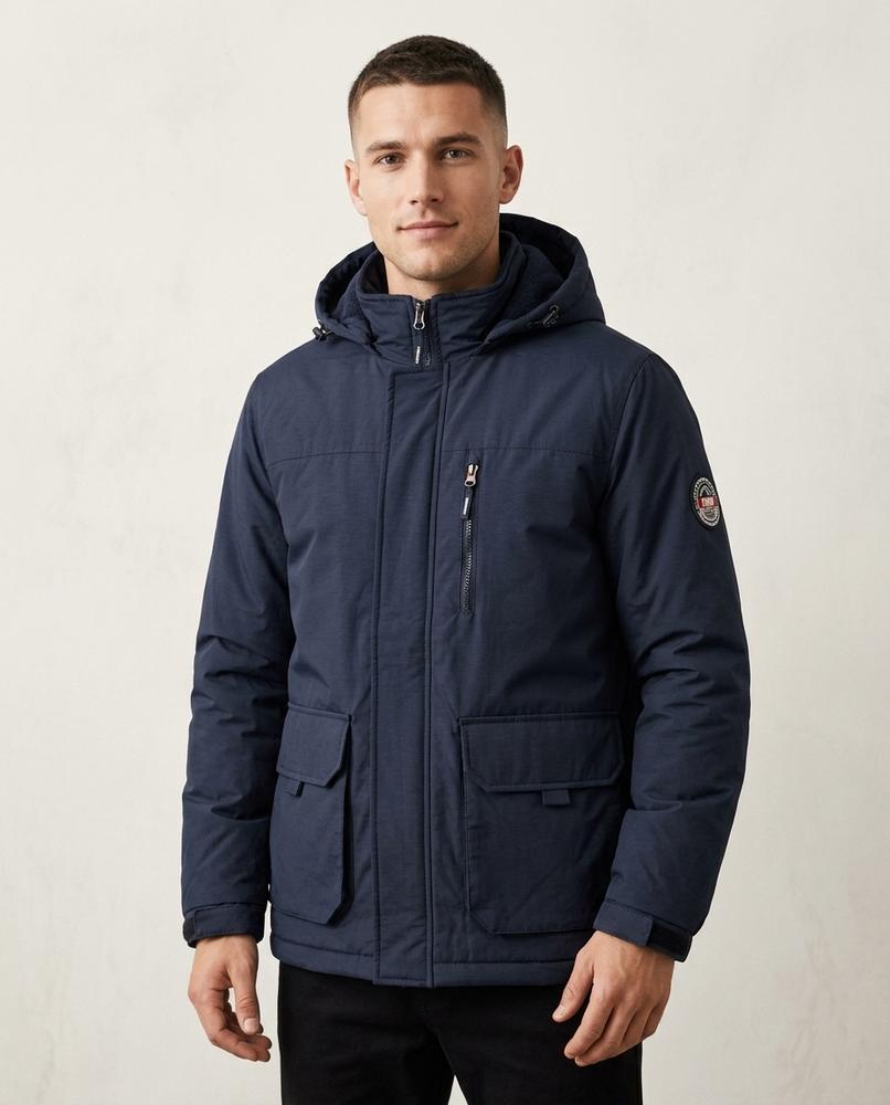 Lands Fashion - Velin | Lined Hooded Jacket Men