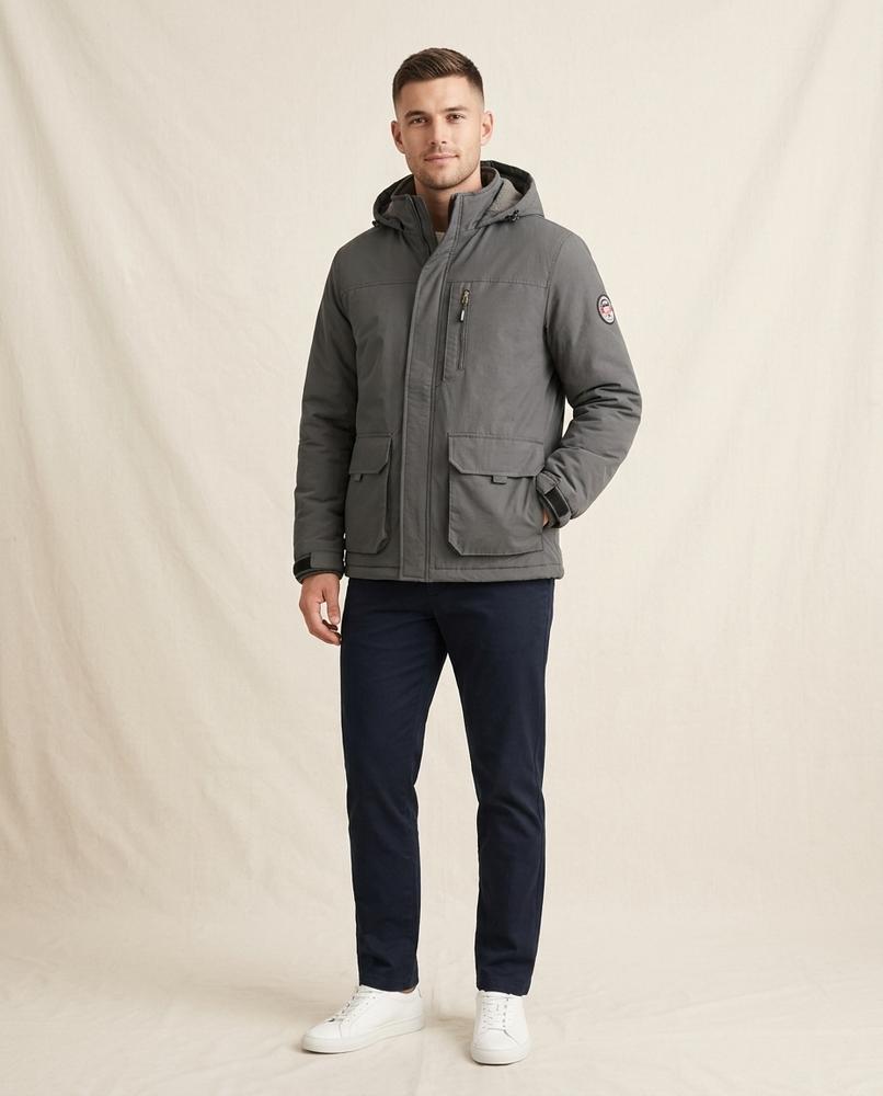 Lands Fashion - Velin | Lined Hooded Jacket Men