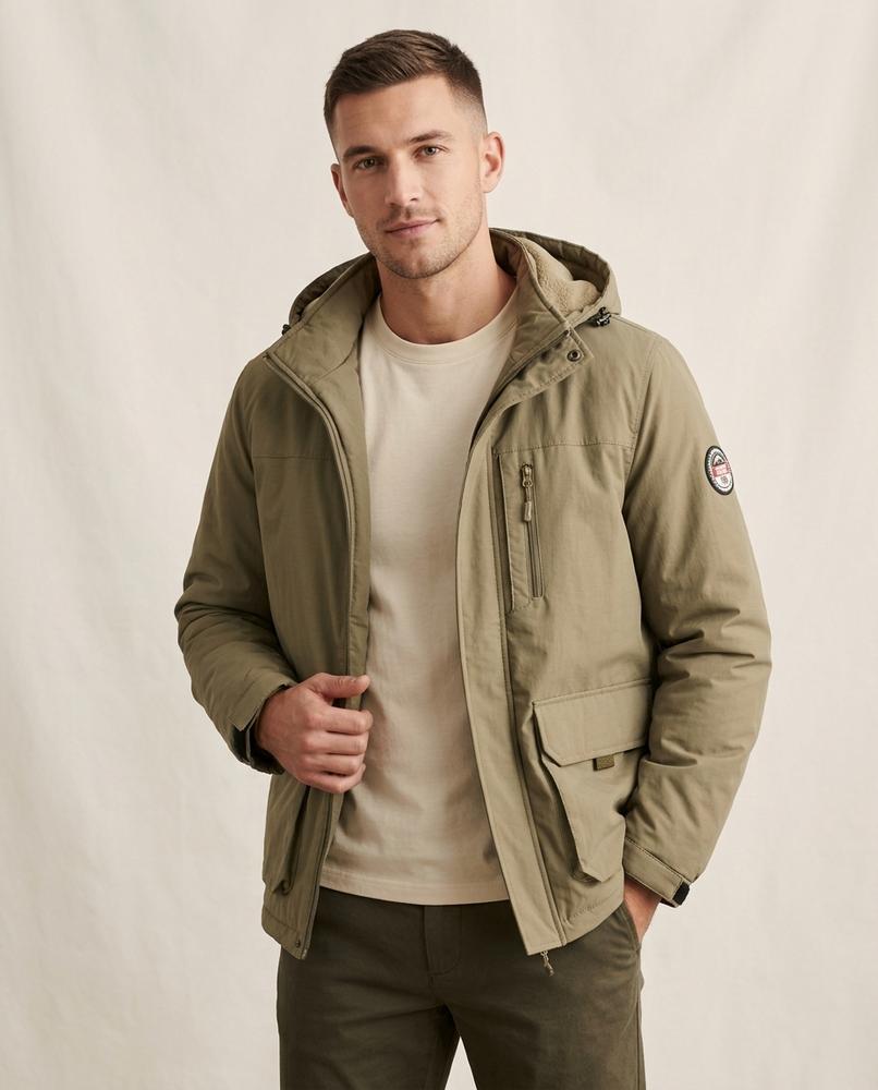 Lands Fashion - Velin | Lined Hooded Jacket Men