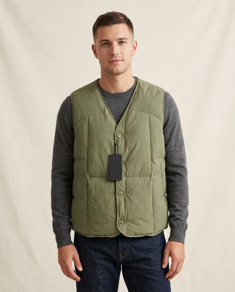 Lands Fashion - Kemer | Quilted Button-Front Vest Men