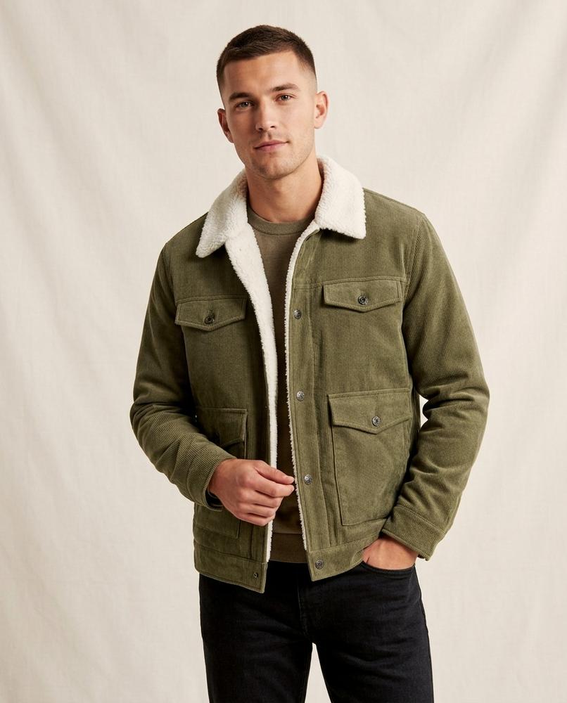 Lands Fashion - Sakar | Corduroy Sherpa-Lined Jacket Men
