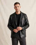 Lands Fashion - Tarel | Croc-Effect Embossed Blazer Men