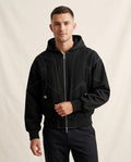 Lands Fashion - Miral | Contrast-Stitched Hooded Jacket Men