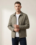 Lands Fashion - Nesan | Zip-Up Collared Jacket Men