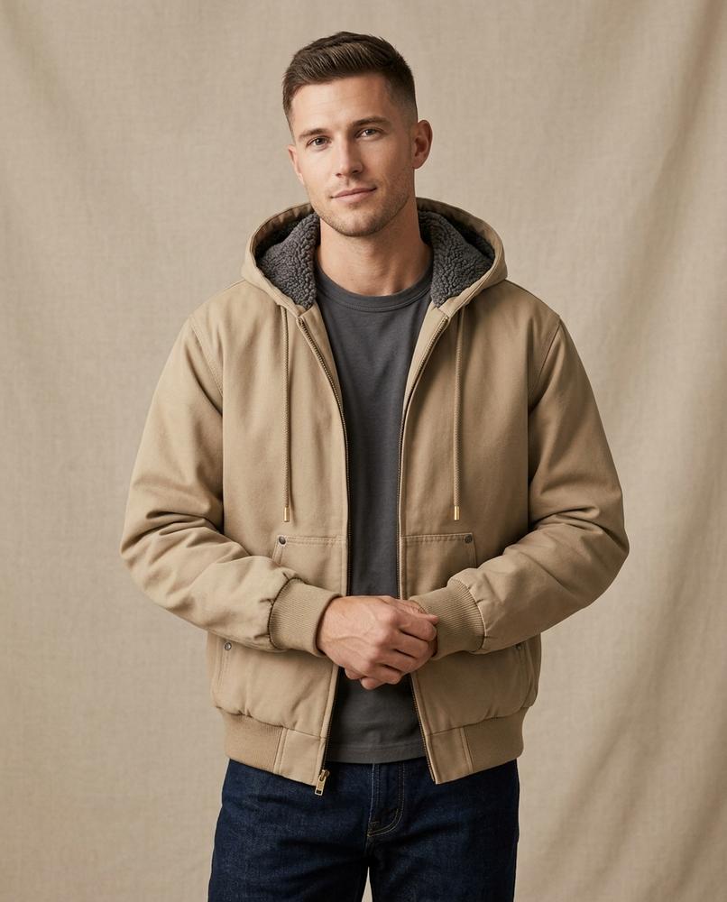 Lands Fashion - Timir | Lined Hooded Jacket Men