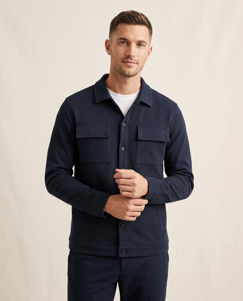 Lands Fashion - Nosen | Structured Button-Front Jacket Men