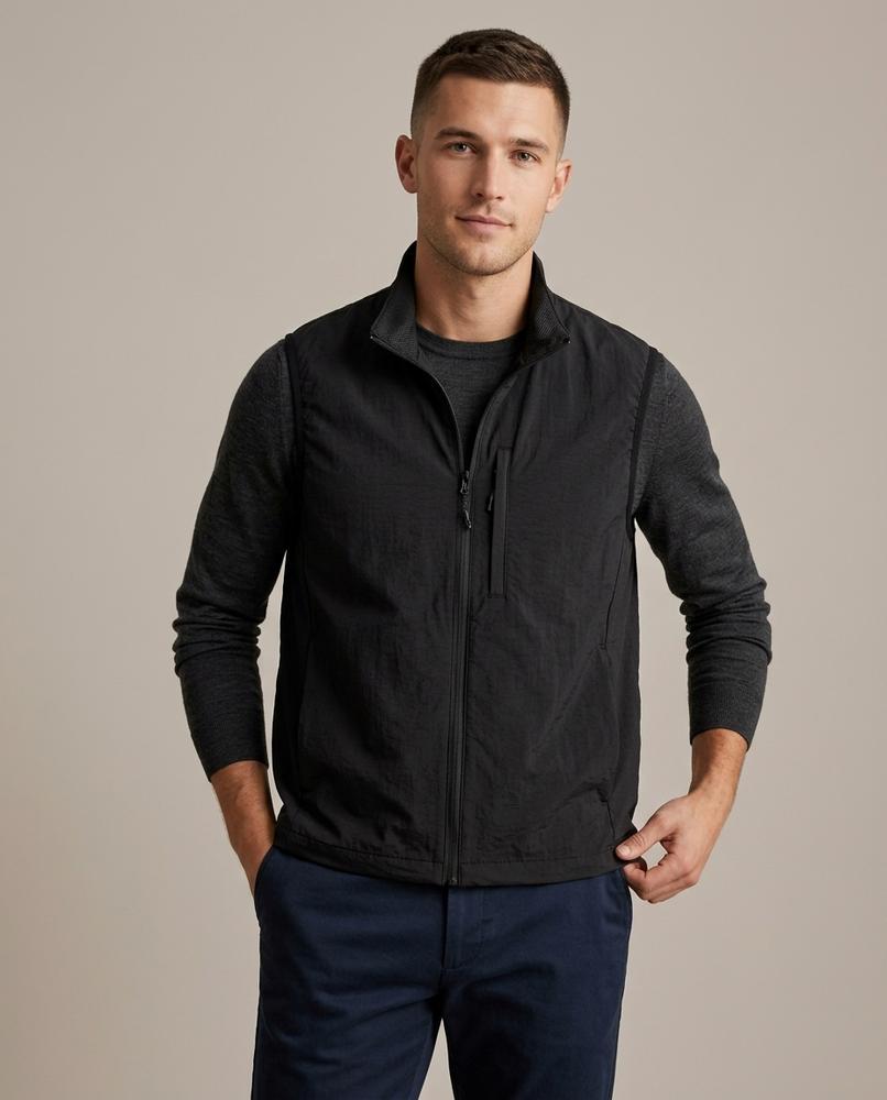 Lands Fashion - Tavin | Zip-Up Stand-Collar Vest Men