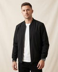 Lands Fashion - Masil | Zip-Up Ribbed-Trim Jacket Men