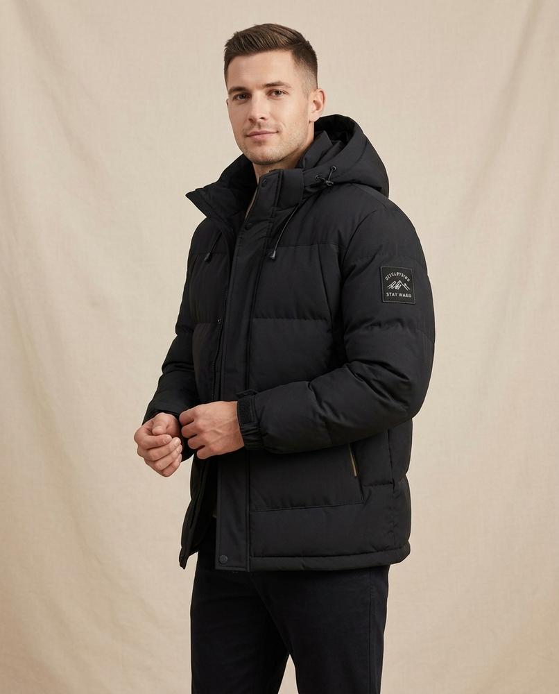Lands Fashion - Tiver | Padded Hooded Jacket Men