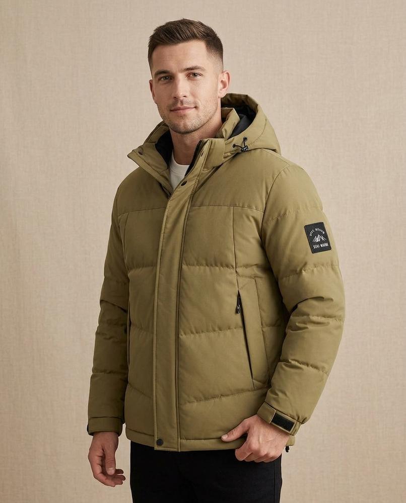 Lands Fashion - Tiver | Padded Hooded Jacket Men