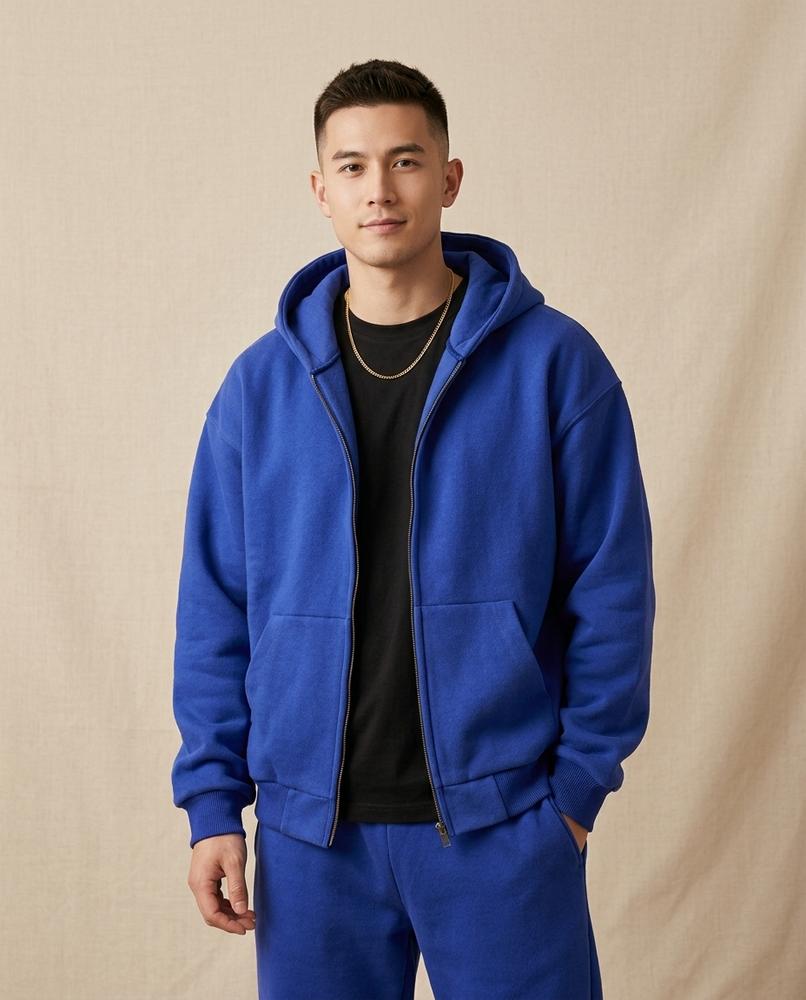 Lands Fashion - Alsil | Zip-Up Oversized Hoodie Unisex