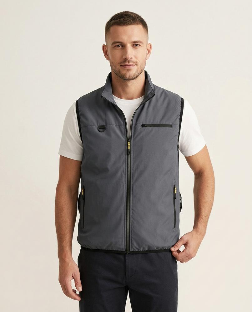 Lands Fashion - Mamon | Zip-Up Functional Vest Men
