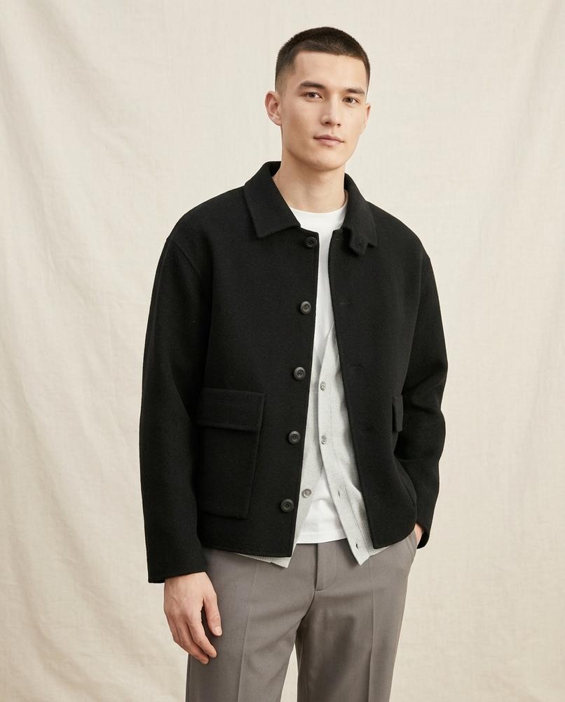 Lands Fashion - Lasil | Structured Button-Up Jacket Men