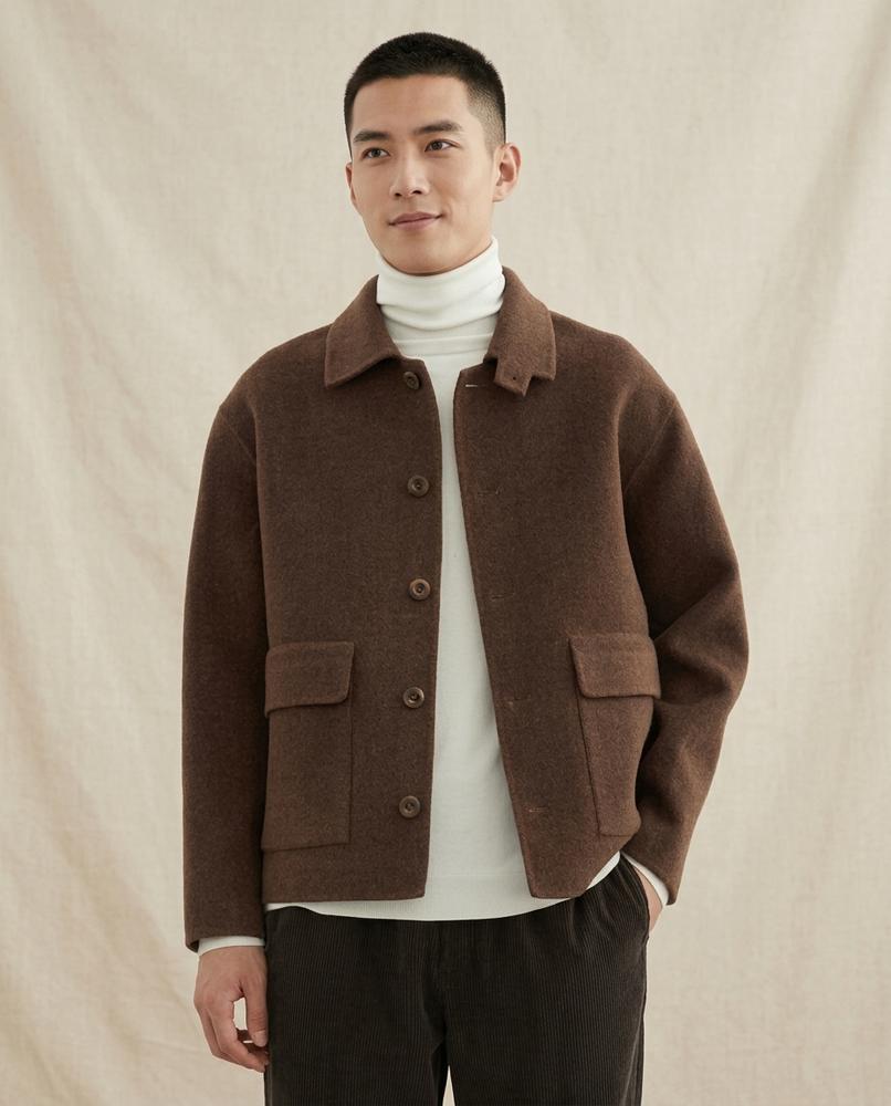 Lands Fashion - Lasil | Structured Button-Up Jacket Men