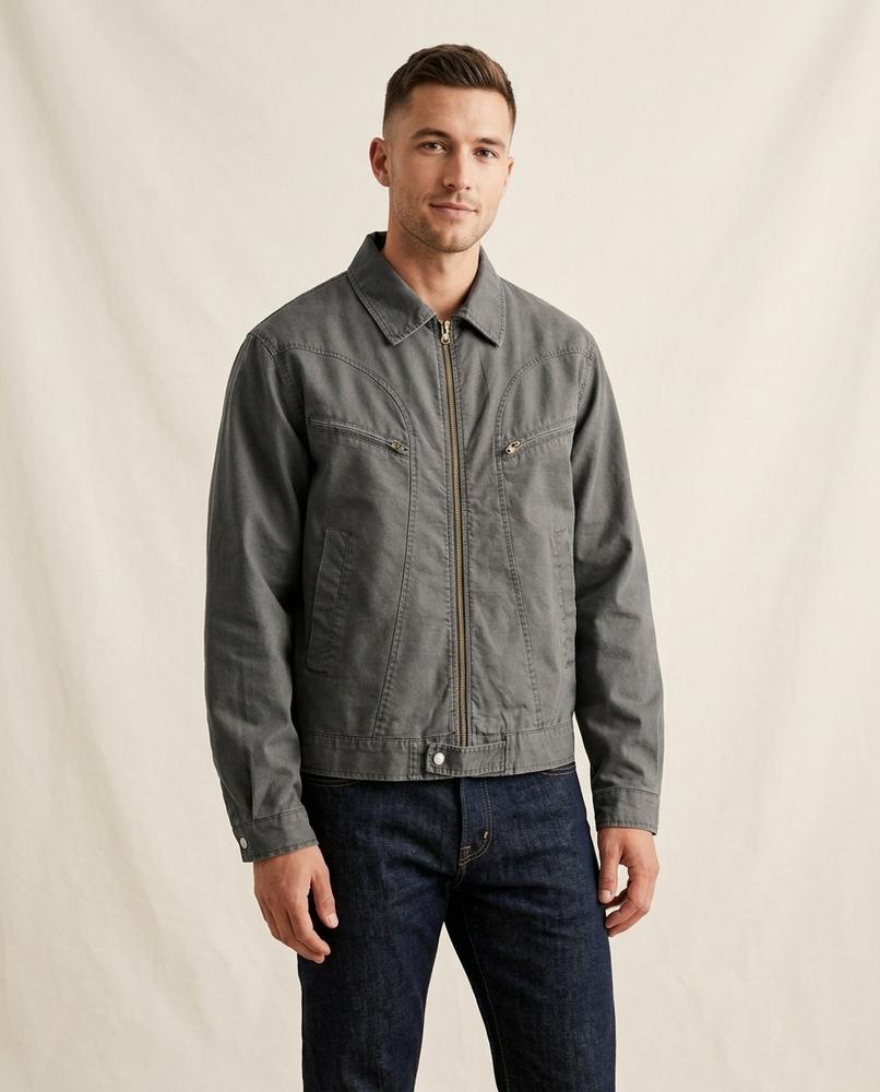 Lands Fashion - Zasen | Zip-Up Corduroy Jacket Men