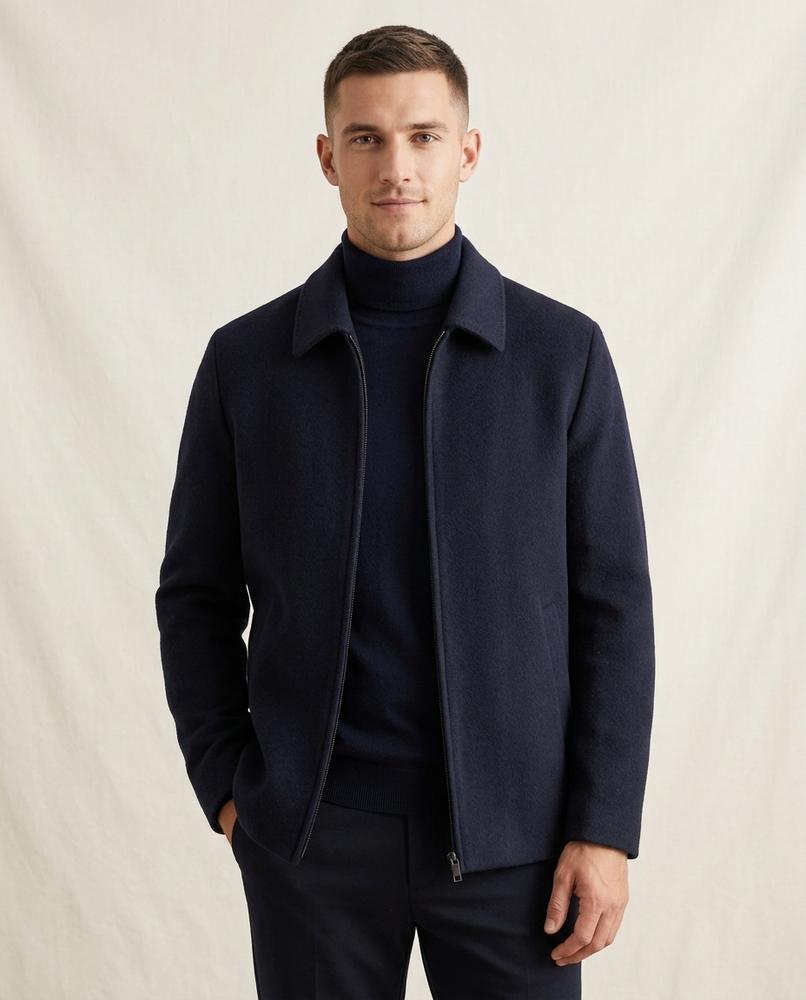 Lands Fashion - Arrev | Wool Zip-Up Jacket Men