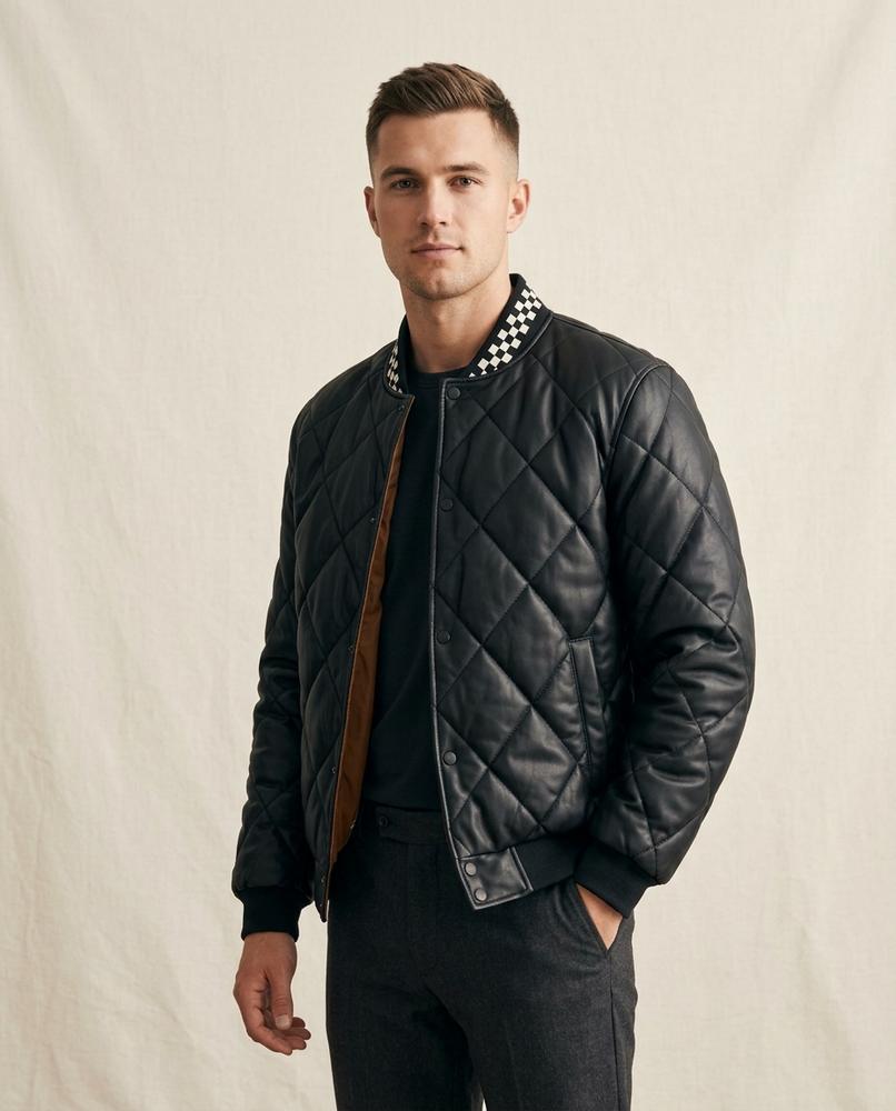Lands Fashion - Rimor | Quilted Snap-Button Jacket Men