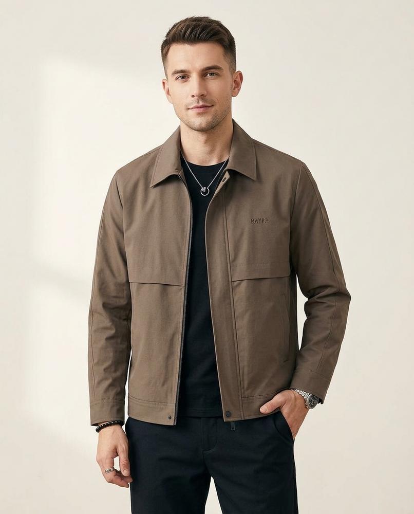 Lands Fashion - Rasan | Lined Collared Jacket Men