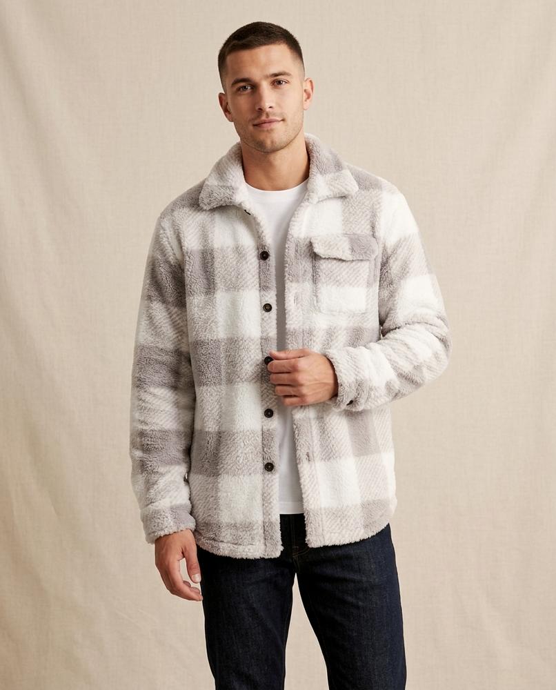Lands Fashion - Laral | Plaid Fleece Jacket Men