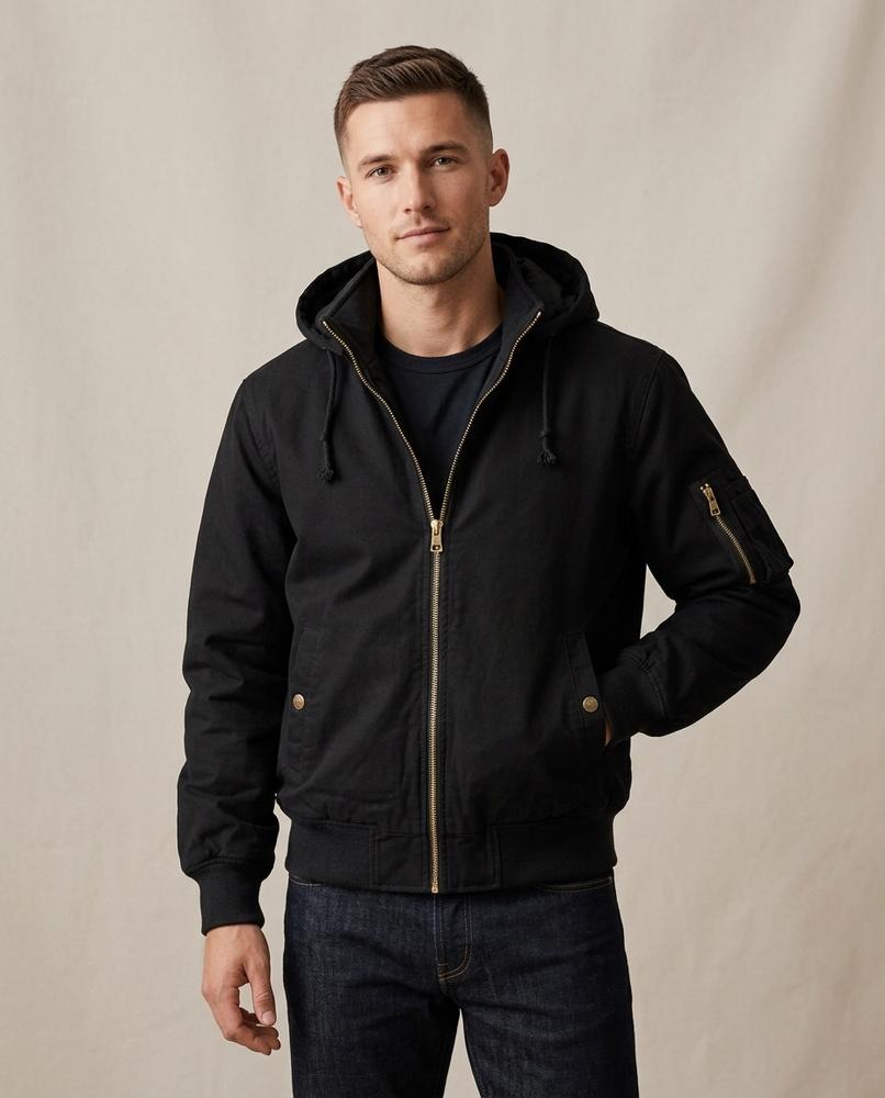 Lands Fashion - Nemon | Hooded Zip-Up Jacket Men