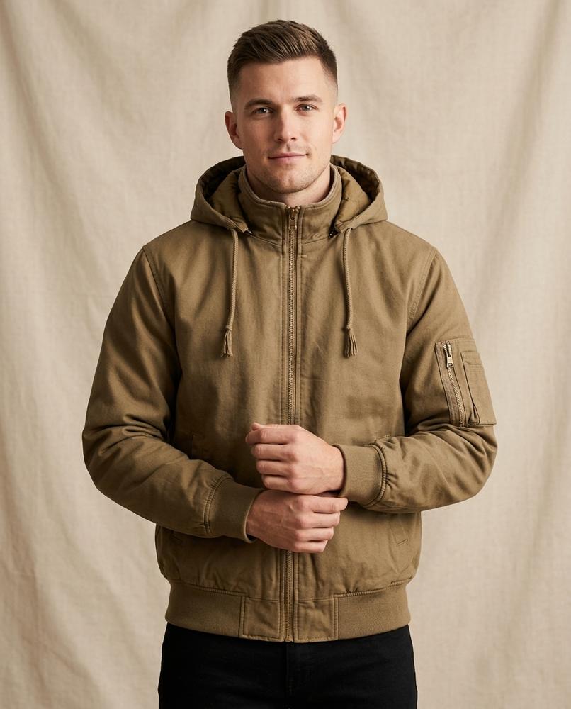 Lands Fashion - Nemon | Hooded Zip-Up Jacket Men