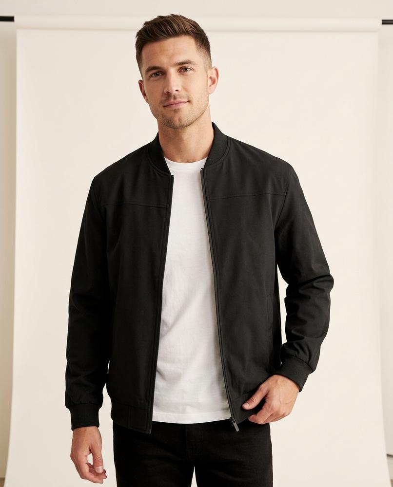 Lands Fashion - Tidan | Sueded Zip-Up Jacket Men