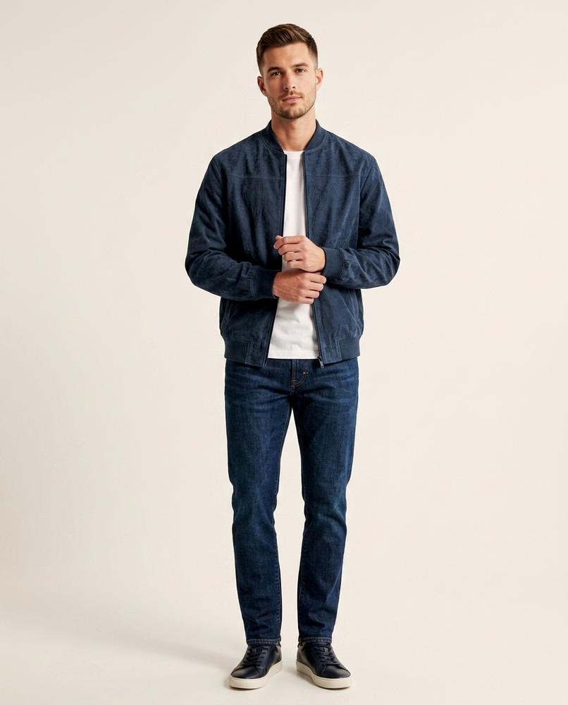 Lands Fashion - Tidan | Sueded Zip-Up Jacket Men
