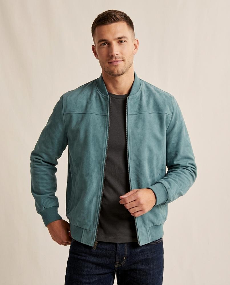 Lands Fashion - Tidan | Sueded Zip-Up Jacket Men