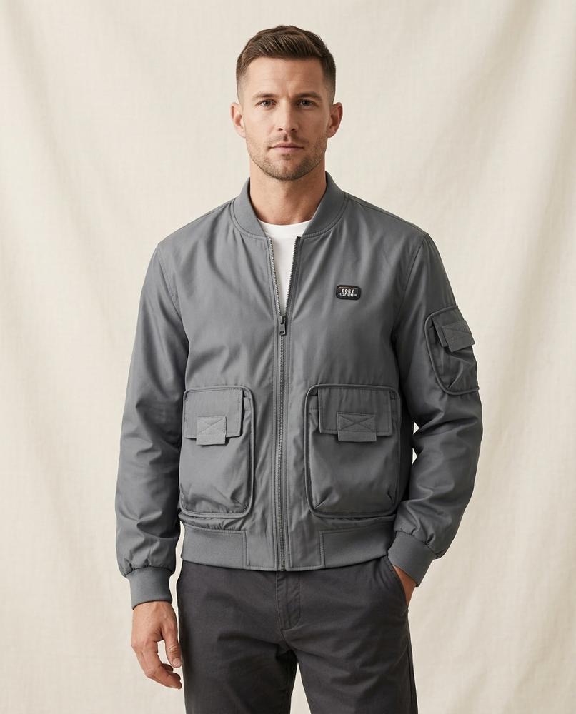 Lands Fashion - Lovel | Zip-Up Multi-Pocket Jacket Men