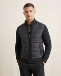 Lands Fashion - Dasil | Quilted Knit-Sleeve Jacket Men