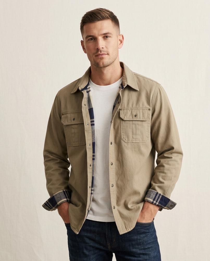 Lands Fashion - Nitir | Lined Cotton Jacket Men