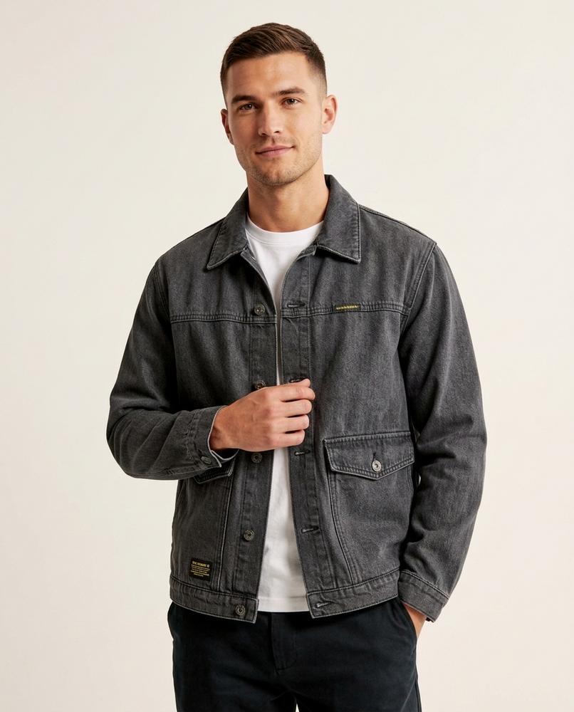Lands Fashion - Riser | Denim Button-Front Jacket Men