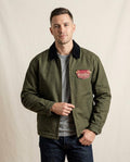 Lands Fashion - Rarev | Lined Corduroy-Collar Jacket Men