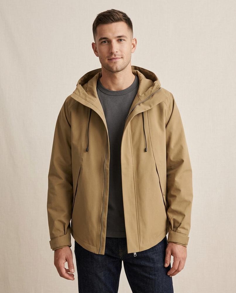 Lands Fashion - Rasil | Hooded Zip-Up Jacket Men