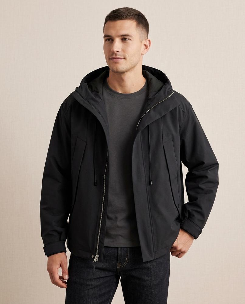 Lands Fashion - Rasil | Hooded Zip-Up Jacket Men