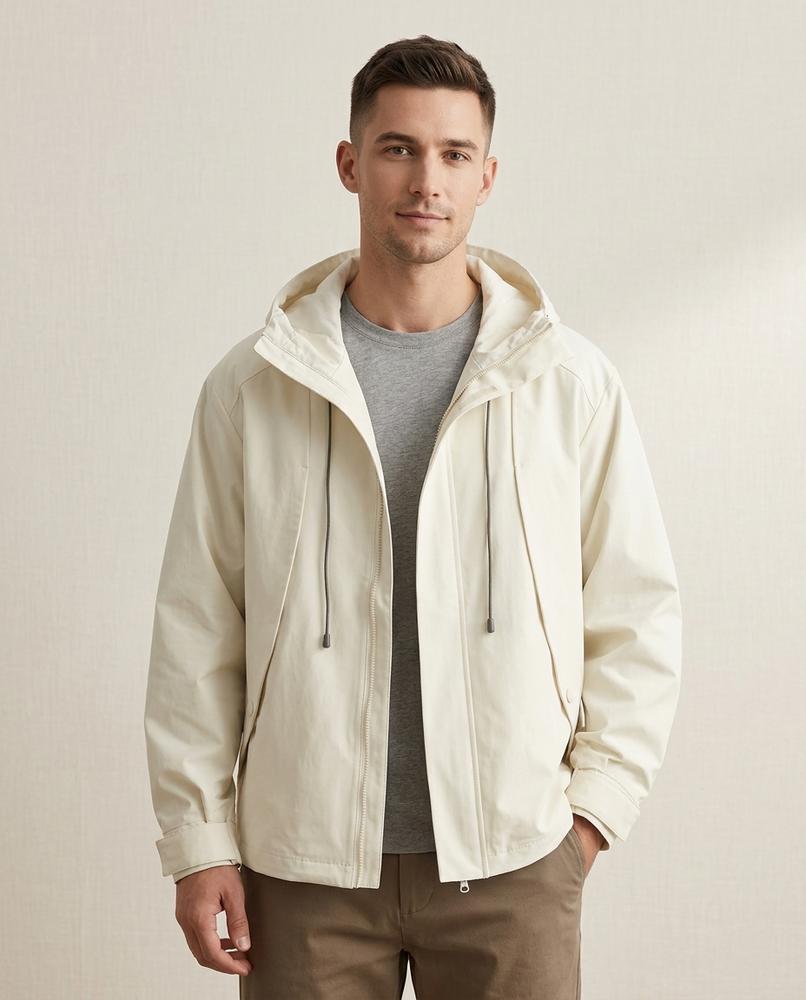 Lands Fashion - Rasil | Hooded Zip-Up Jacket Men