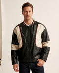 Lands Fashion - Zaren | Color-Blocked Embroidered Jacket Unisex