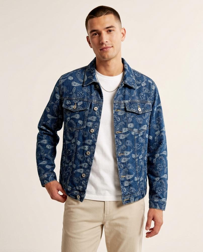 Lands Fashion - Lynav | Paisley Button-Up Jacket Men