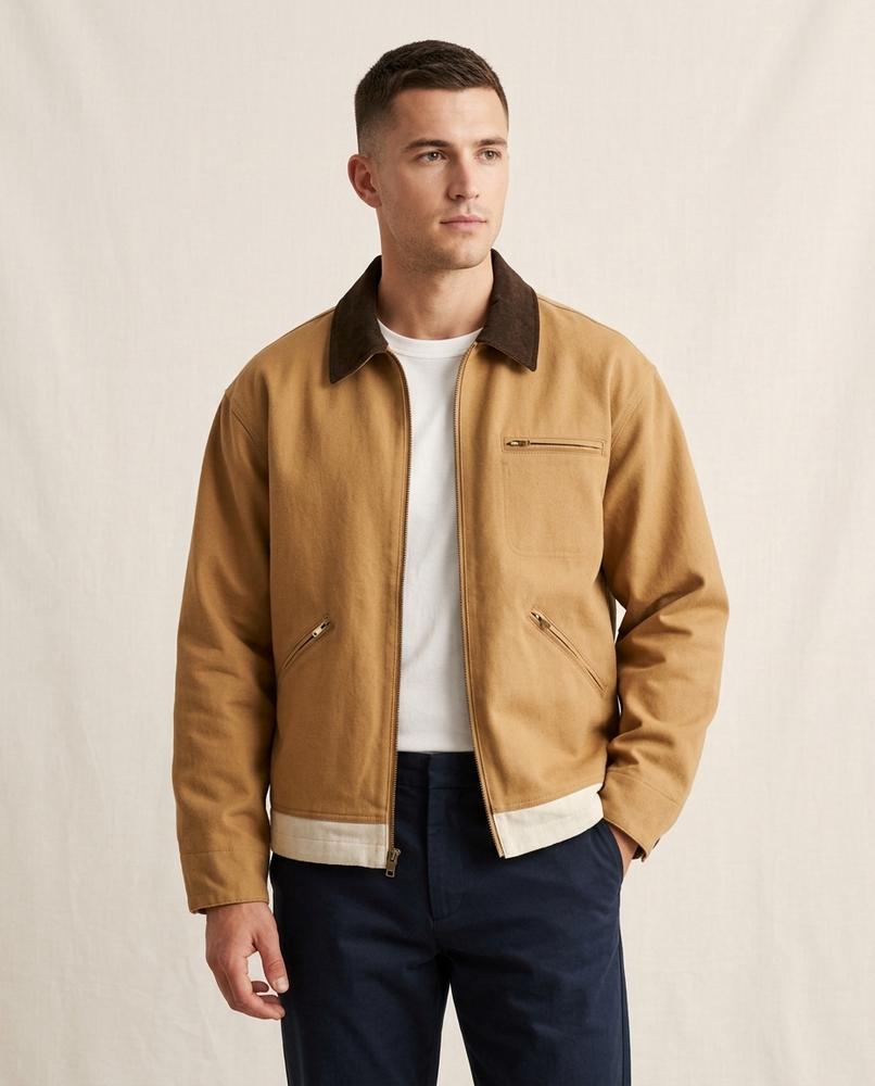 Lands Fashion - Elsen | Two-Tone Canvas Jacket Men