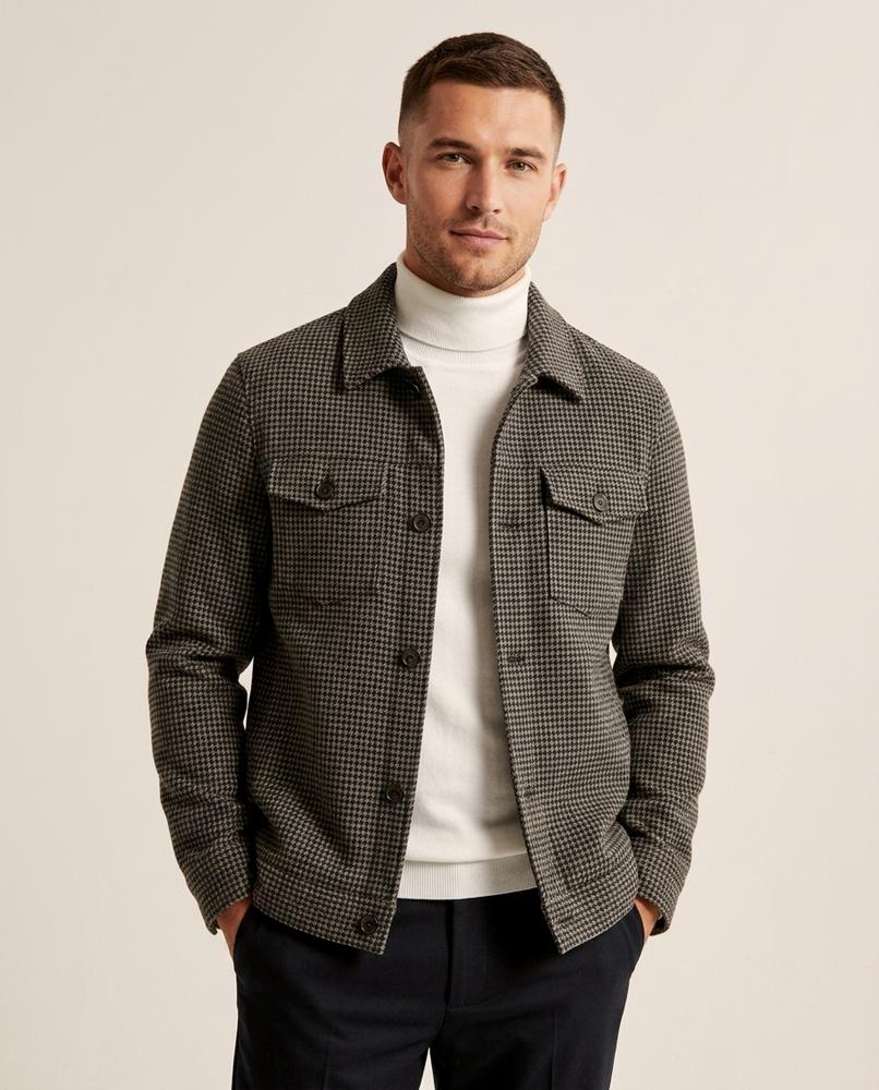 Lands Fashion - Nemel | Houndstooth Lined Jacket Men