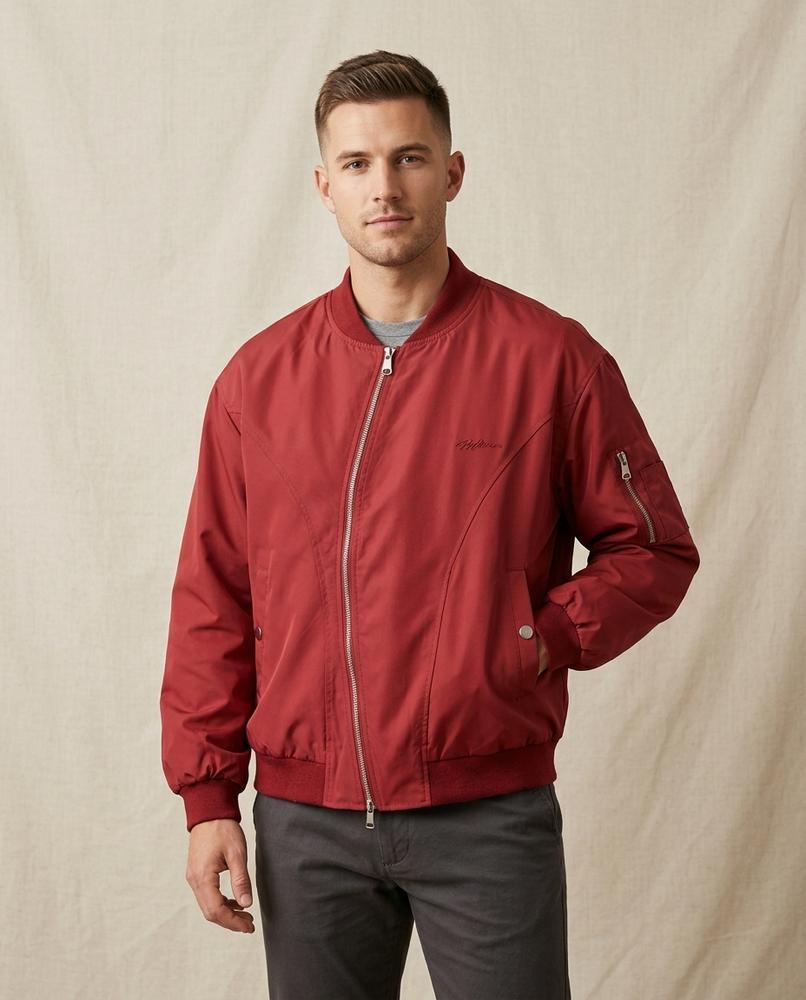Lands Fashion - Kalom | Zip-Up Relaxed Fit Jacket Men