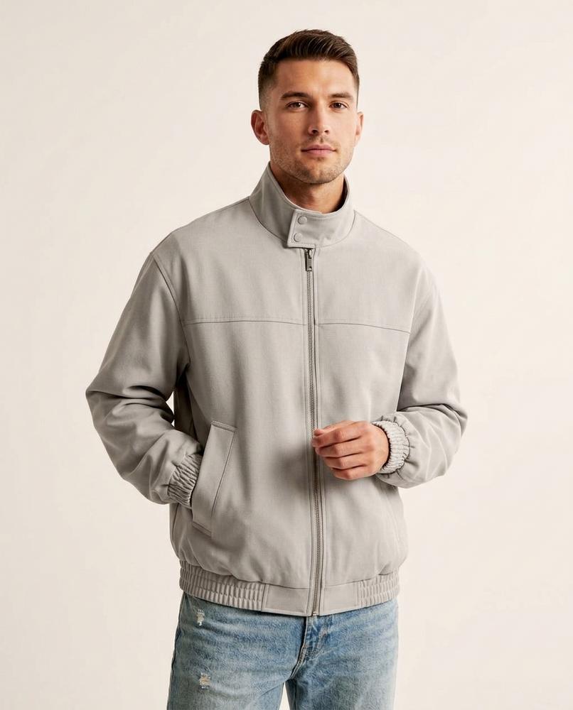 Lands Fashion - Sueded Zip-Up Jacket Men