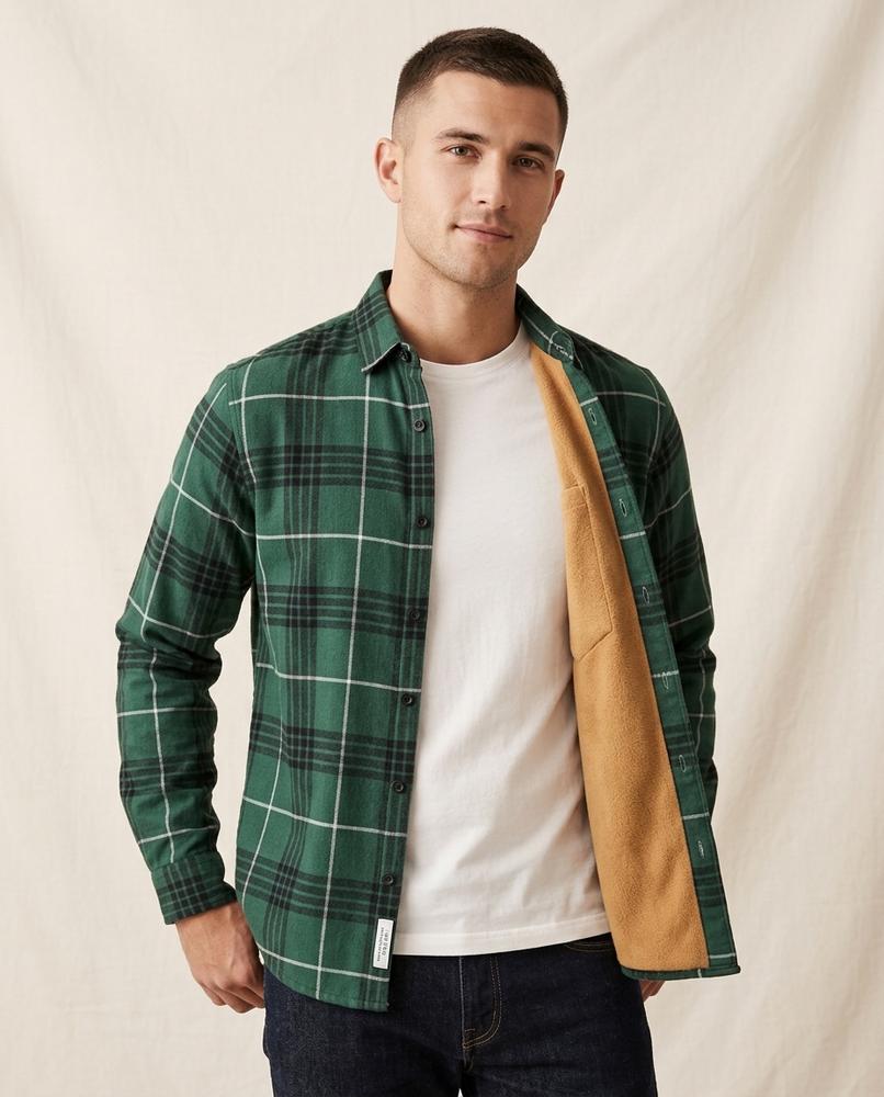 Lands Fashion - Lymon | Plaid Lined Shirt Men
