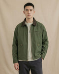 Lands Fashion - Allar | Zip-Up Contrast-Collar Jacket Men