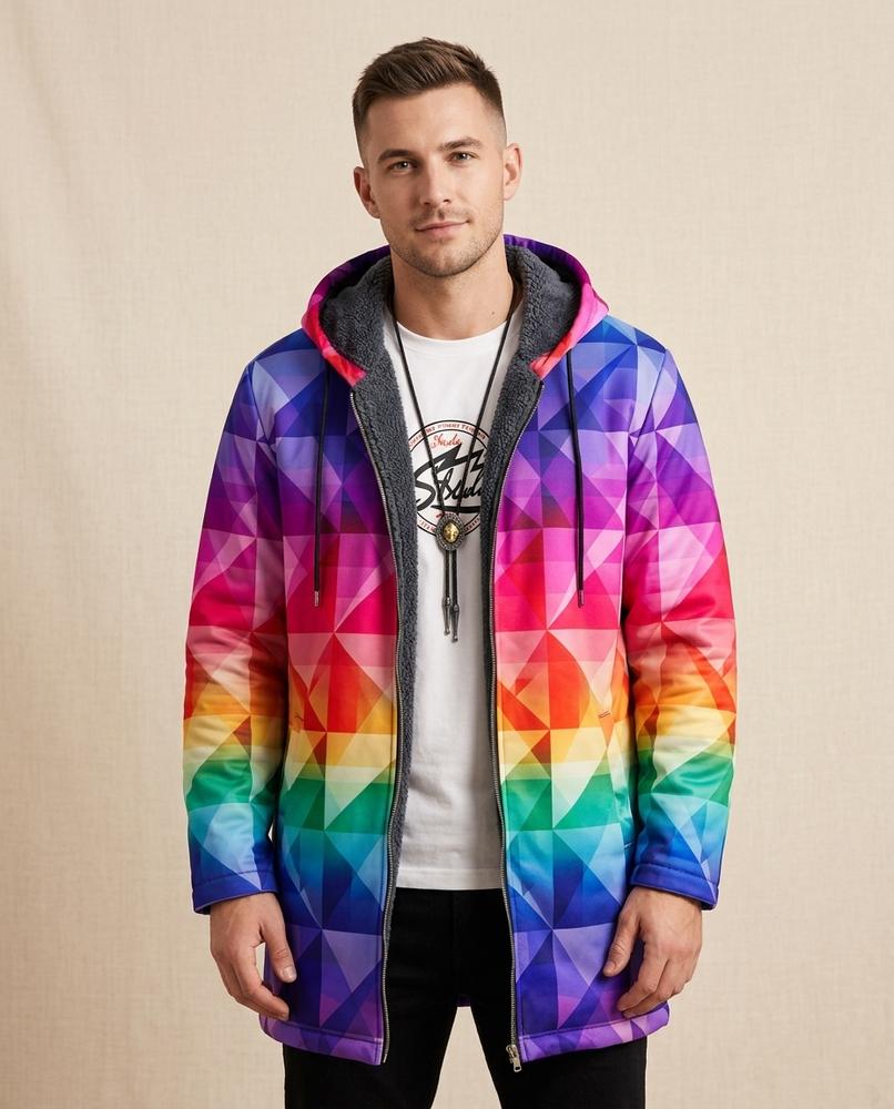 Lands Fashion - Vever | Hooded Lined Coat Men