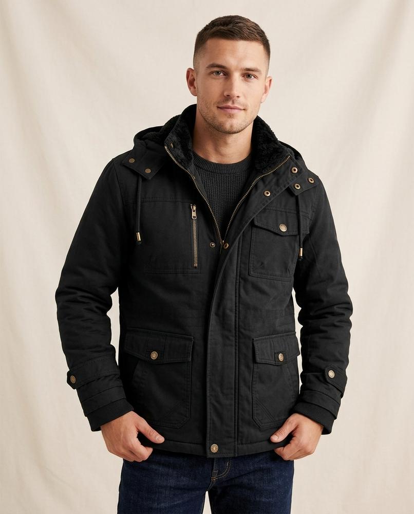 Lands Fashion - Yoven | Hooded Lined Jacket Men
